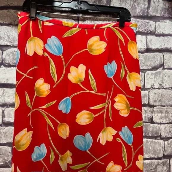 Harolds Red, Green, Blue & Yellow Skirt Size 14 - Picture 2 of 8